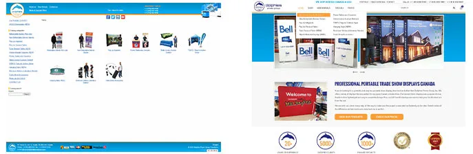 Homepage redesign example Modern homepage redesign with a refreshed layout and call to action