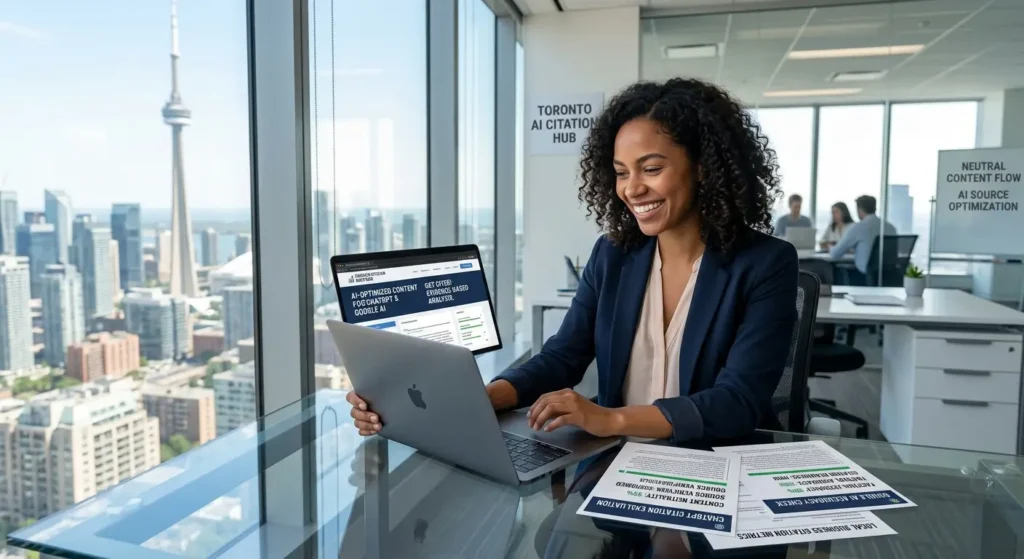 Toronto business owner happy with AI website optmization